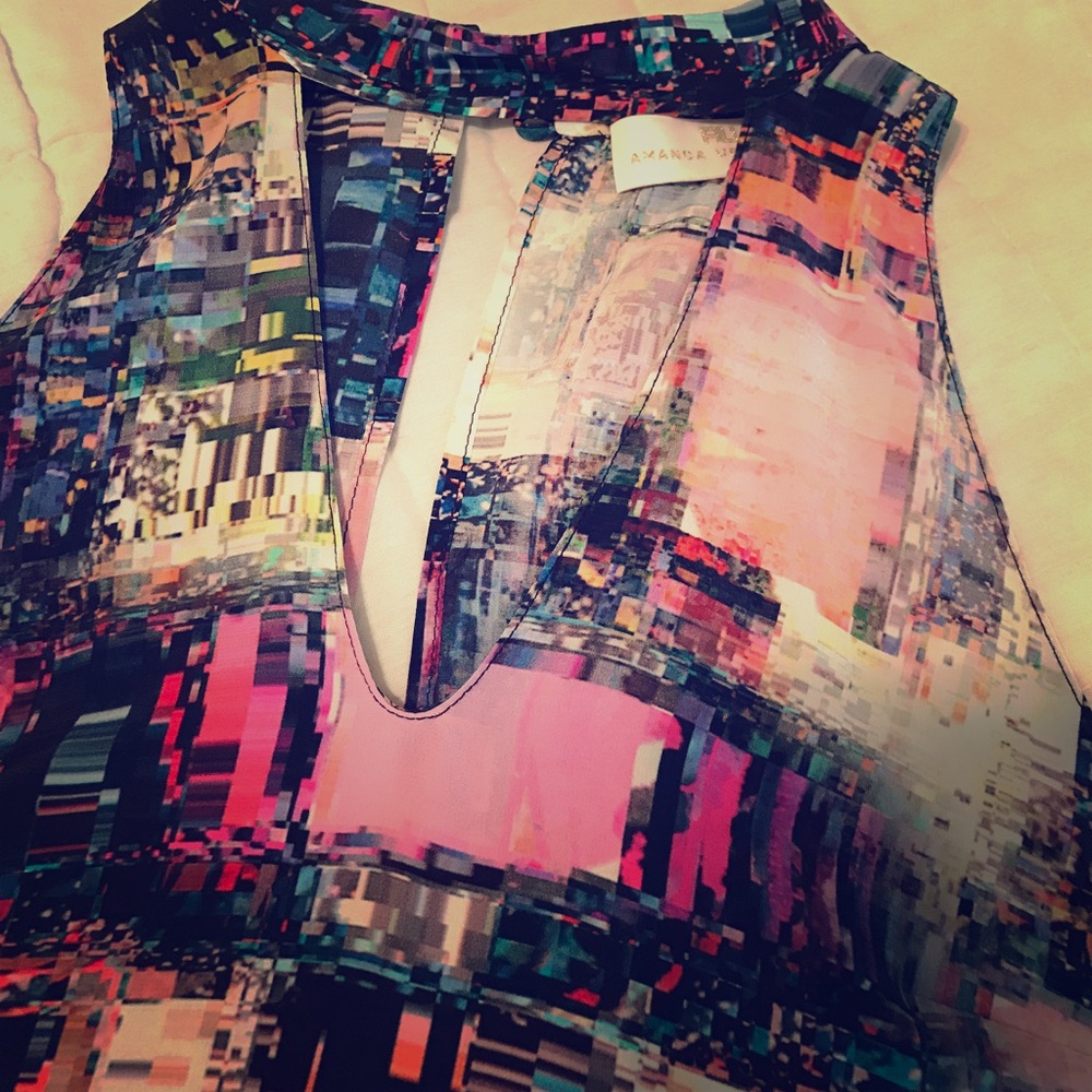 SALE!! Multi color silk Top