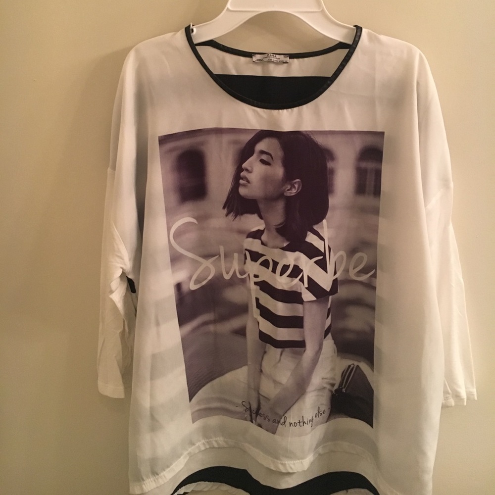 3/4 sleeves Zara top