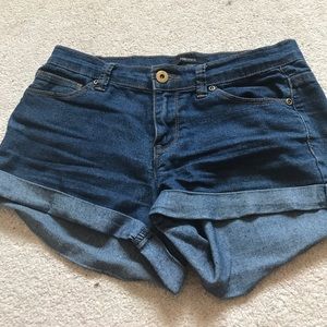 Denim shorts