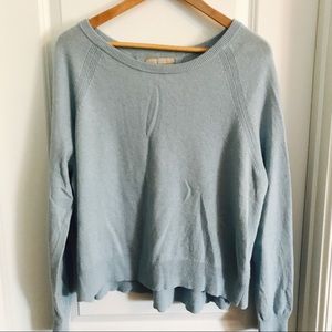 Banana Republic Touch of Cashmere Blue Sweater