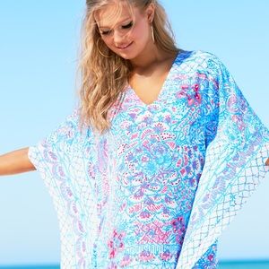 Lindamarie Caftan Resort White Pinchers Picnic