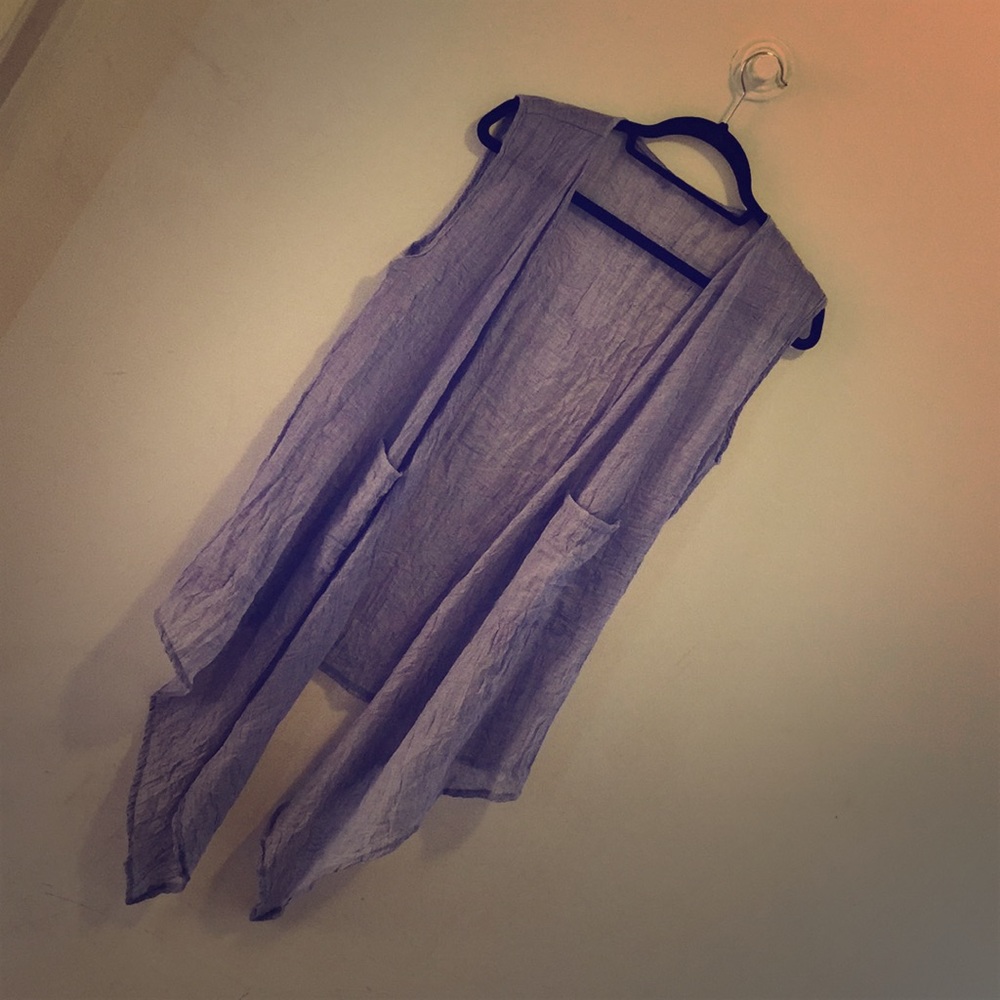 Shawl vest