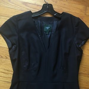 J. Crew suiting black wool dress, size 4