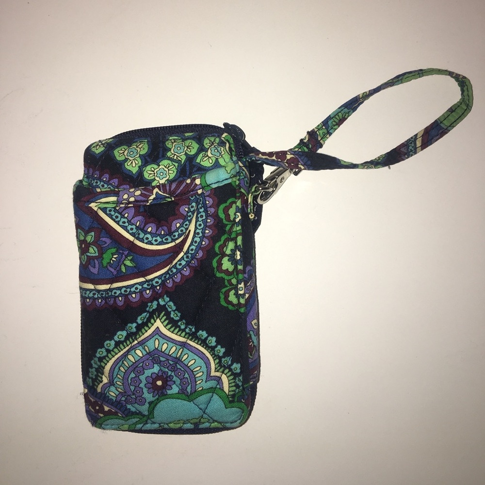 Vera Bradley phone, card, and money wristlet
