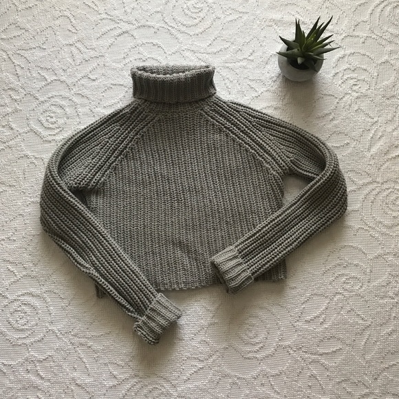 Alexander Wang Sweaters - Alexander Wang Crop Turtleneck Sweater