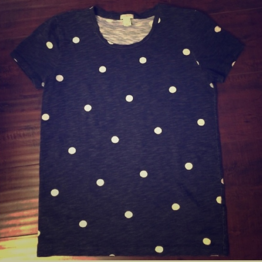 J. Crew Polka Dot Tee