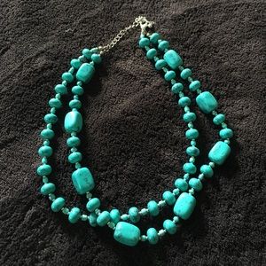 Premier Designs Faux Turquoise Necklace