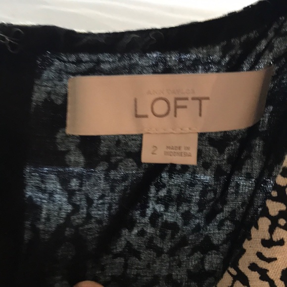 Super cute LOFT drop-waist dress! EUC! - Picture 2 of 7