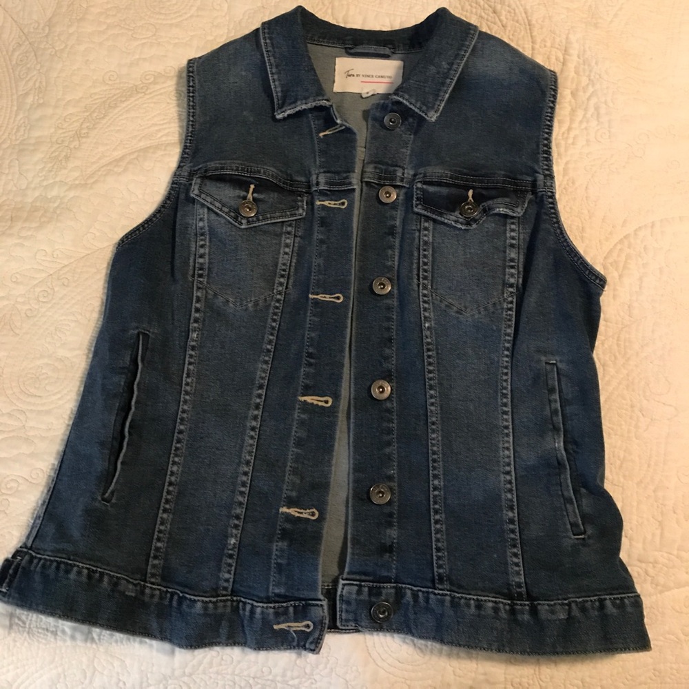 Vince Camuto denim vest