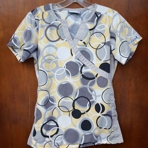 UA Scrubs Scrub Top, Size XS