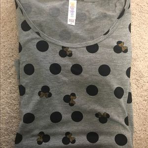 NWT Lularoe Disney Polka Dot Minnie Classic T