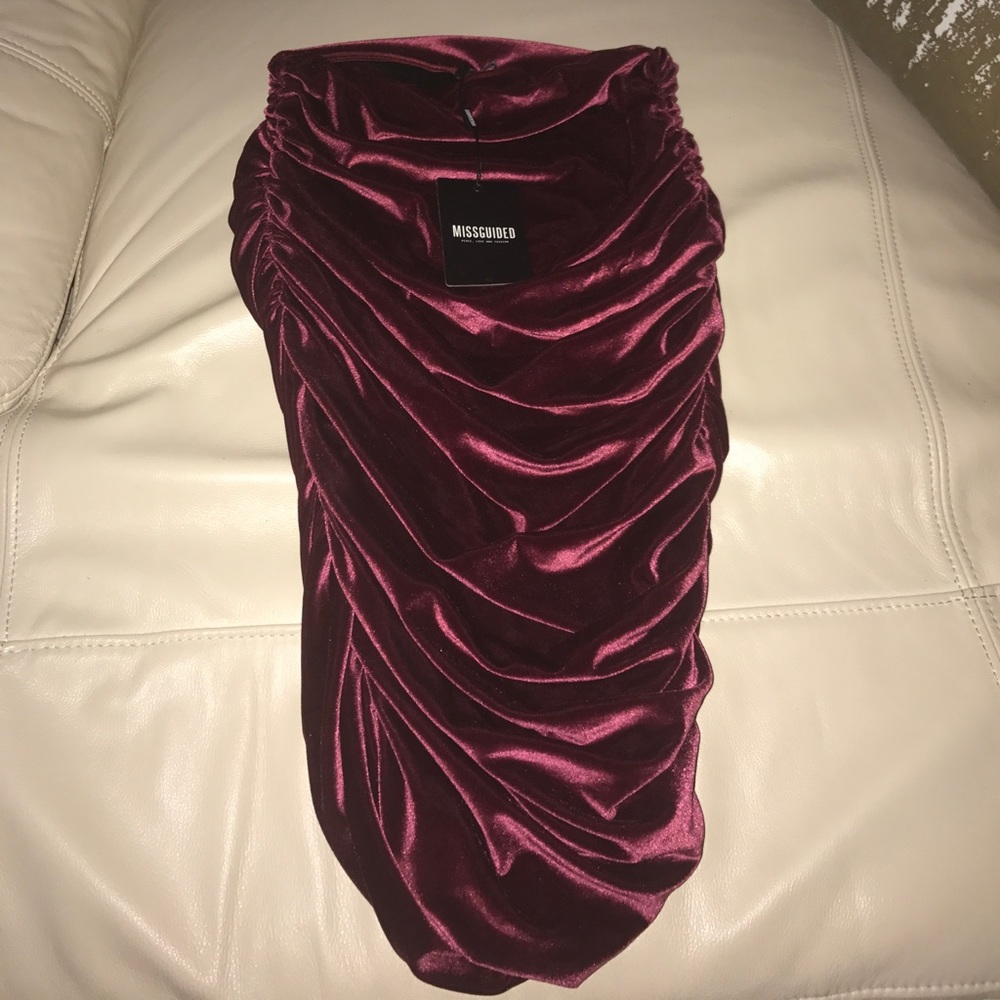 Velveteen skirt