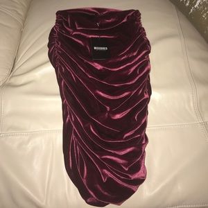 Velveteen skirt