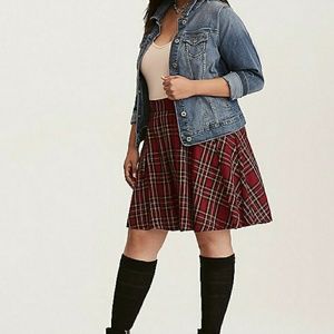 NWT Plaid Torrid Skirt