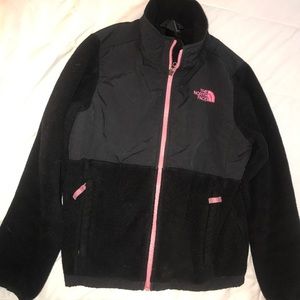 Child's Black & Pink Northface