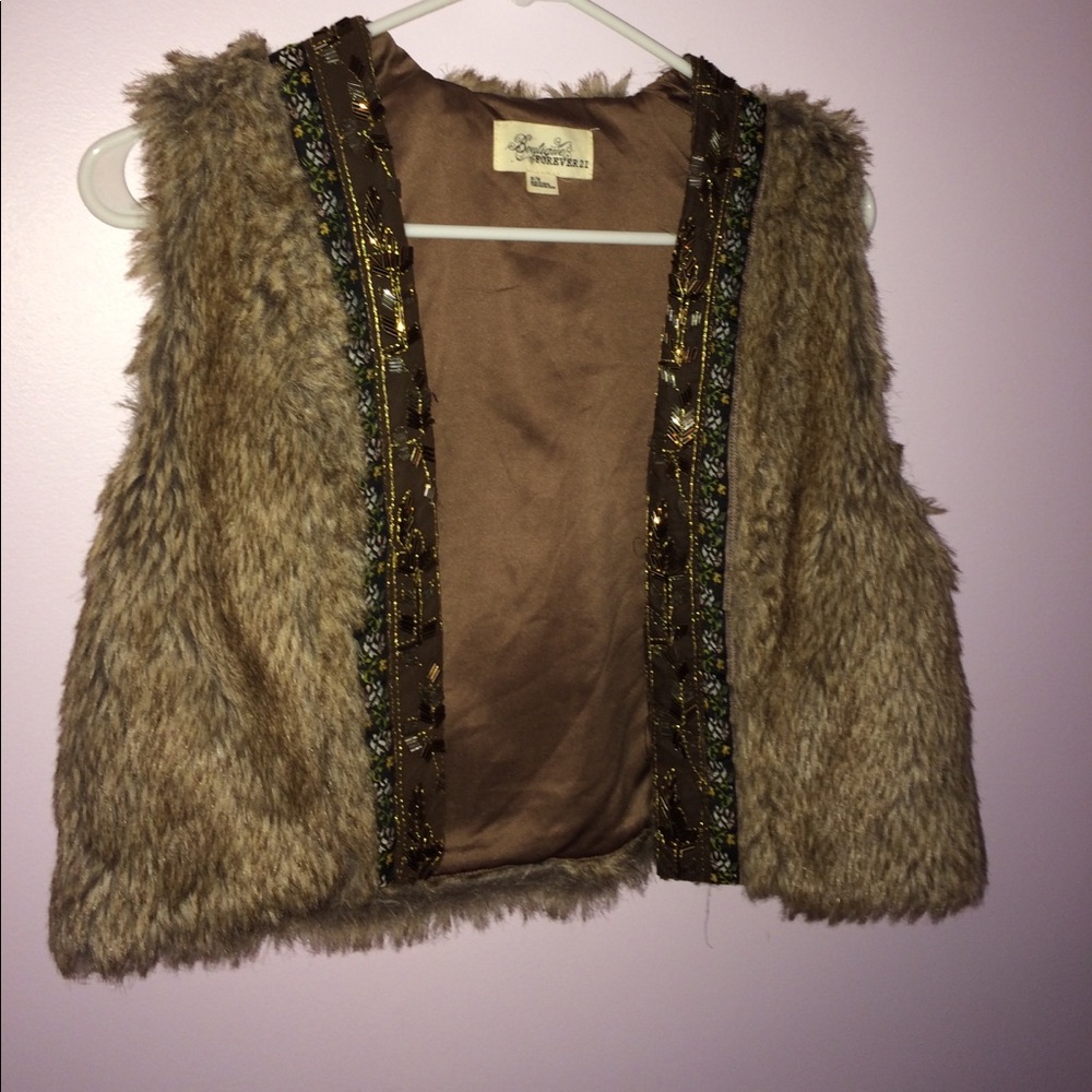 Boutique Forever 21 Fur Vest