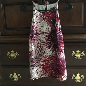 Multi-colored sequined camisole like top.