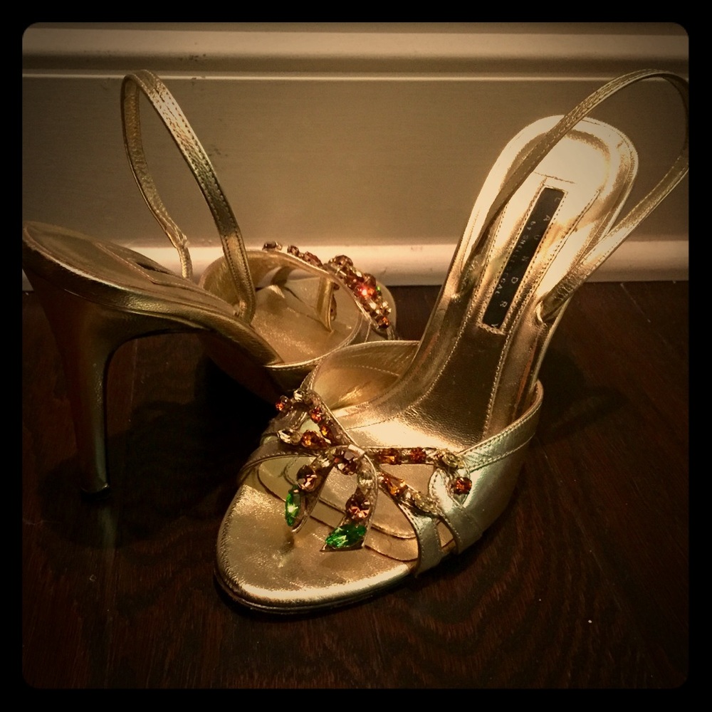GOLD Laundry Dressy Sandals, 7.5