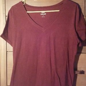 old navy relaxed vneck