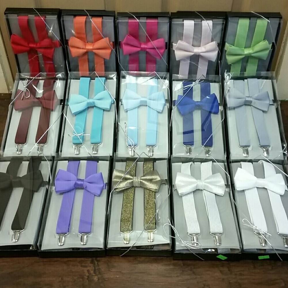 ✨Bowtie and Suspenders Set✨