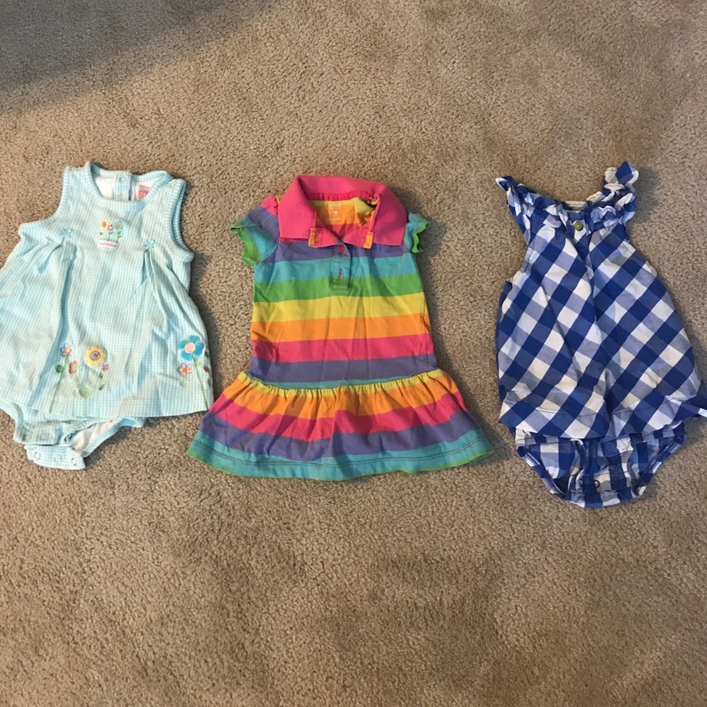 Set of 3 carters 18M dresses