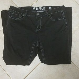 Black Hydraulic Jeans
