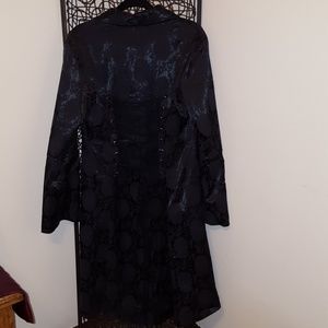 Amazing dark black high low corset jacket. New.