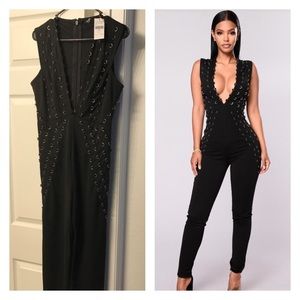 Black jumpsuit