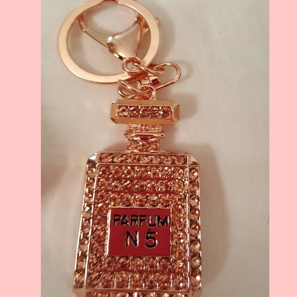 PURSE/KEY CHAIN CHARM~PARFUM 5~SIMULATED COLOGNE BOTTLE~NEW - Picture 6 of 10