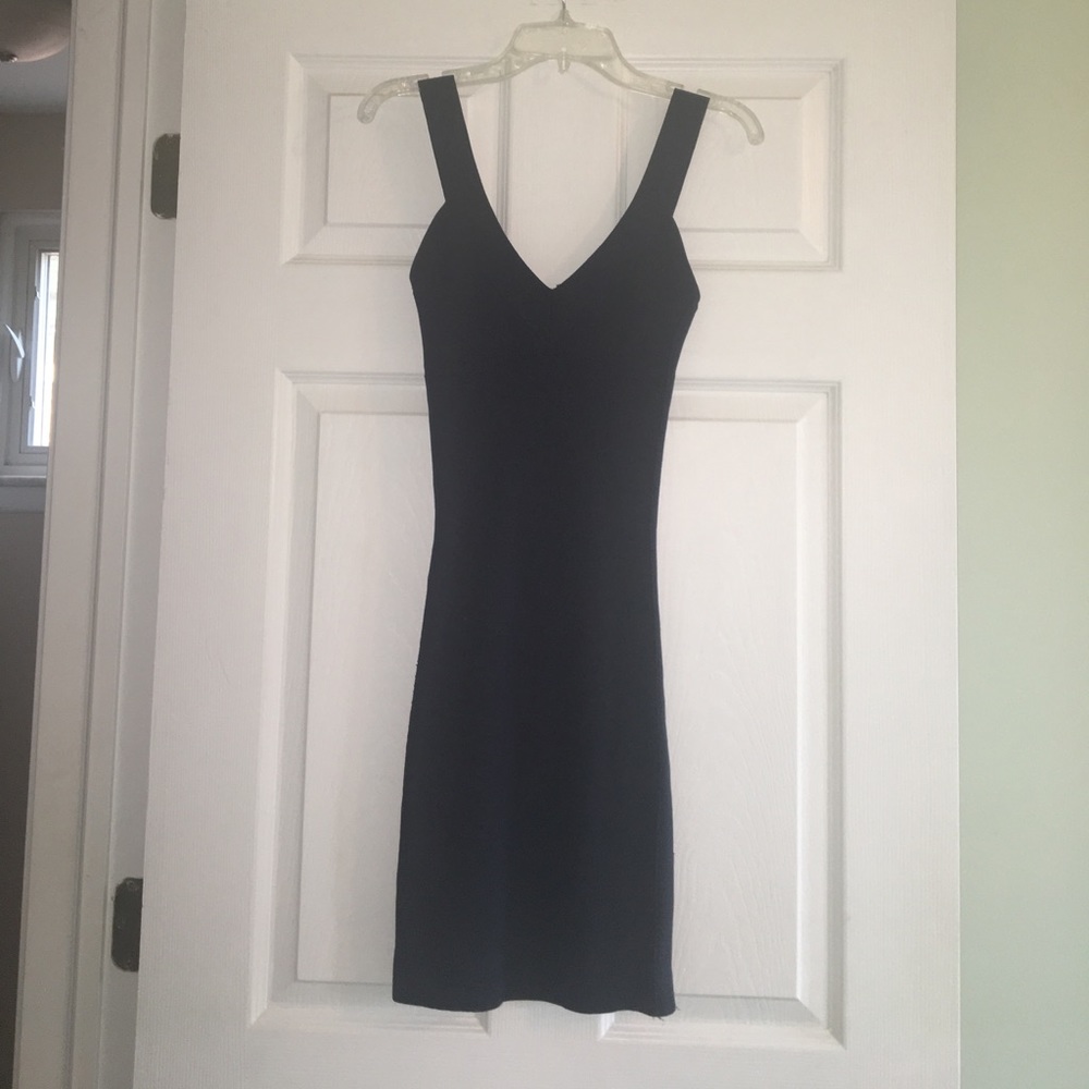 BCBG bandage navy tight dress