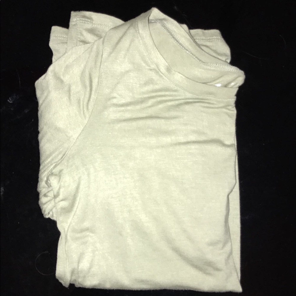 Plain green shirt