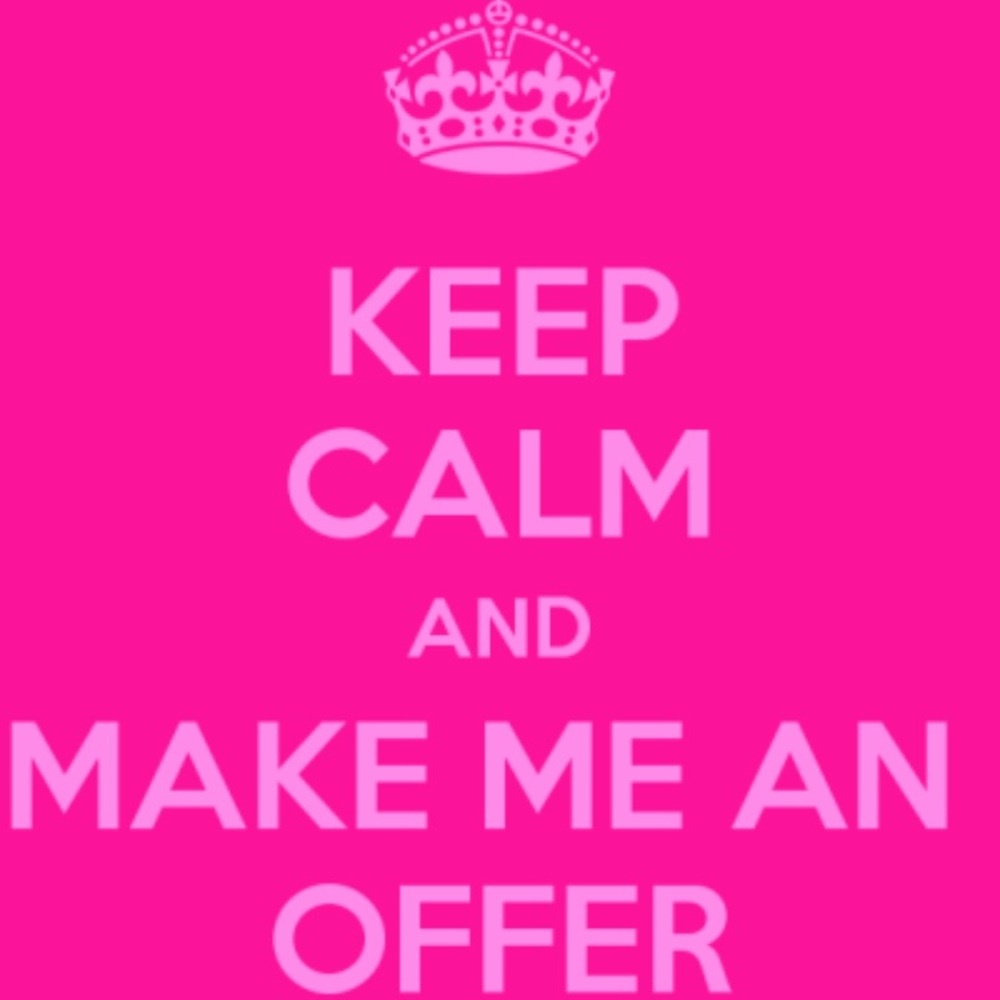 Offers are welcomed!