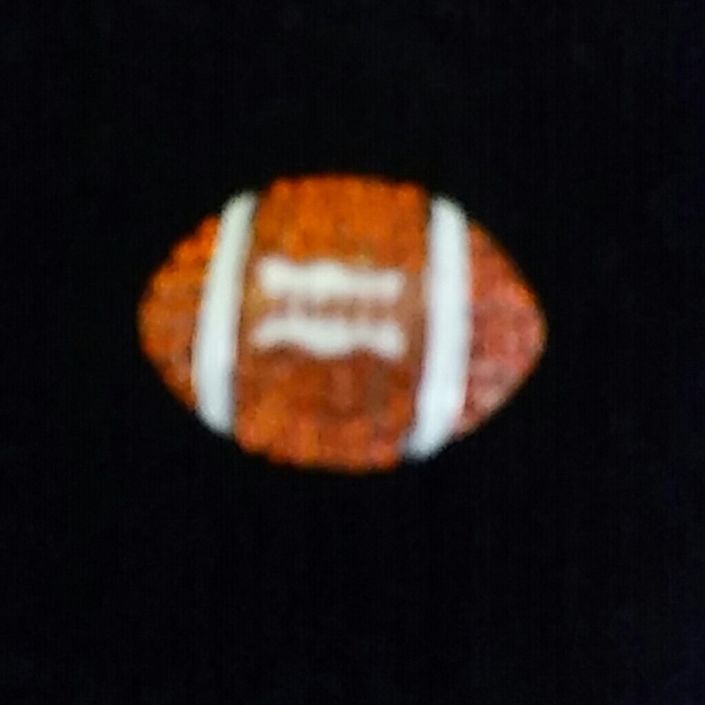 Rhinestone Football 18 MM Snap