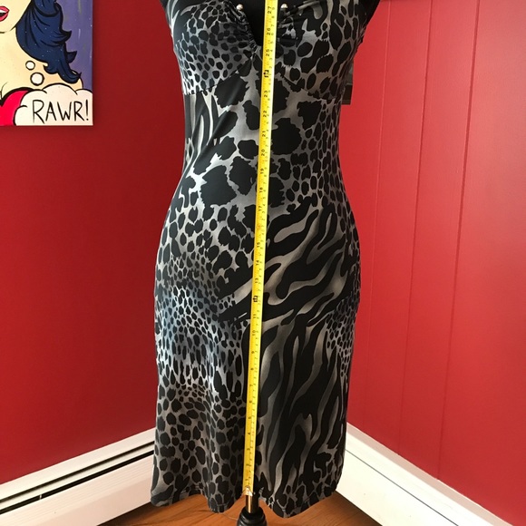 Animal Print Dress in sz Large - Picture 2 of 6