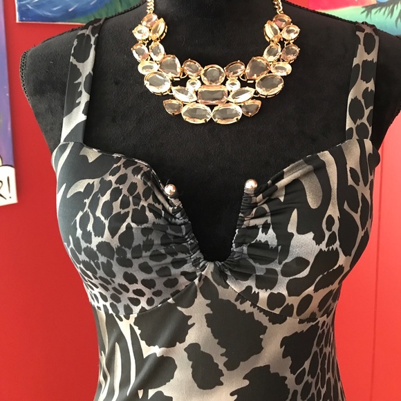 Animal Print Dress in sz Large - Picture 3 of 6