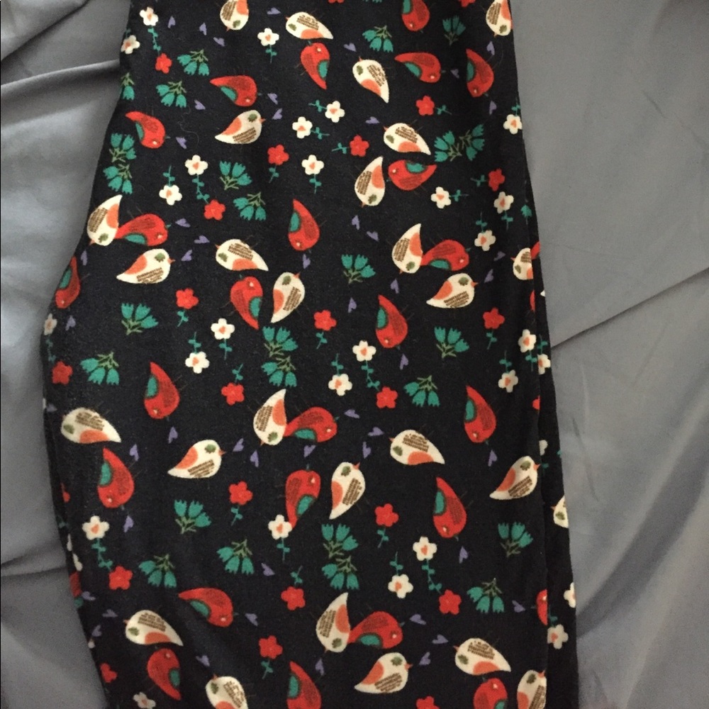 Bird print OS leggings