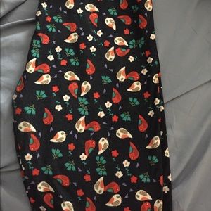Bird print OS leggings