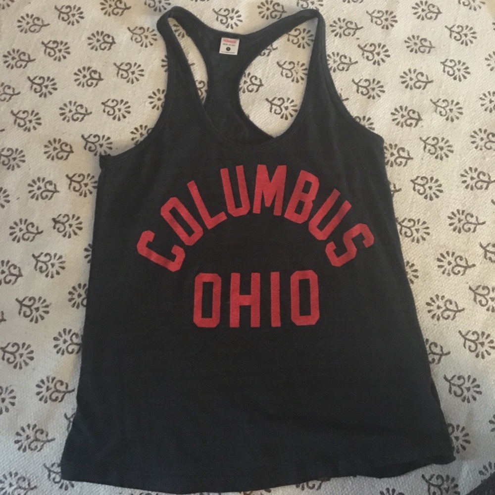 Homage Columbus Ohio Soft Racerback Tank Top