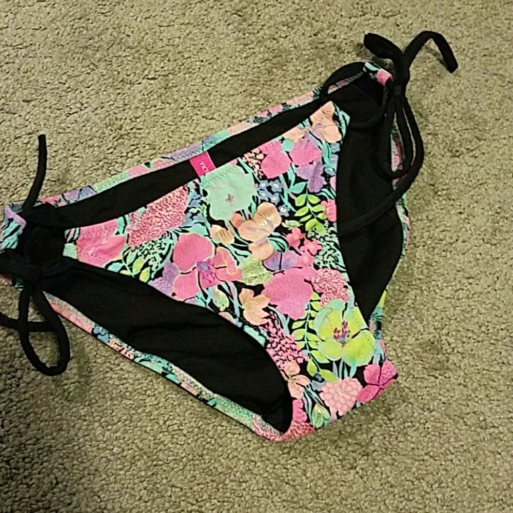Floral side tie bottoms