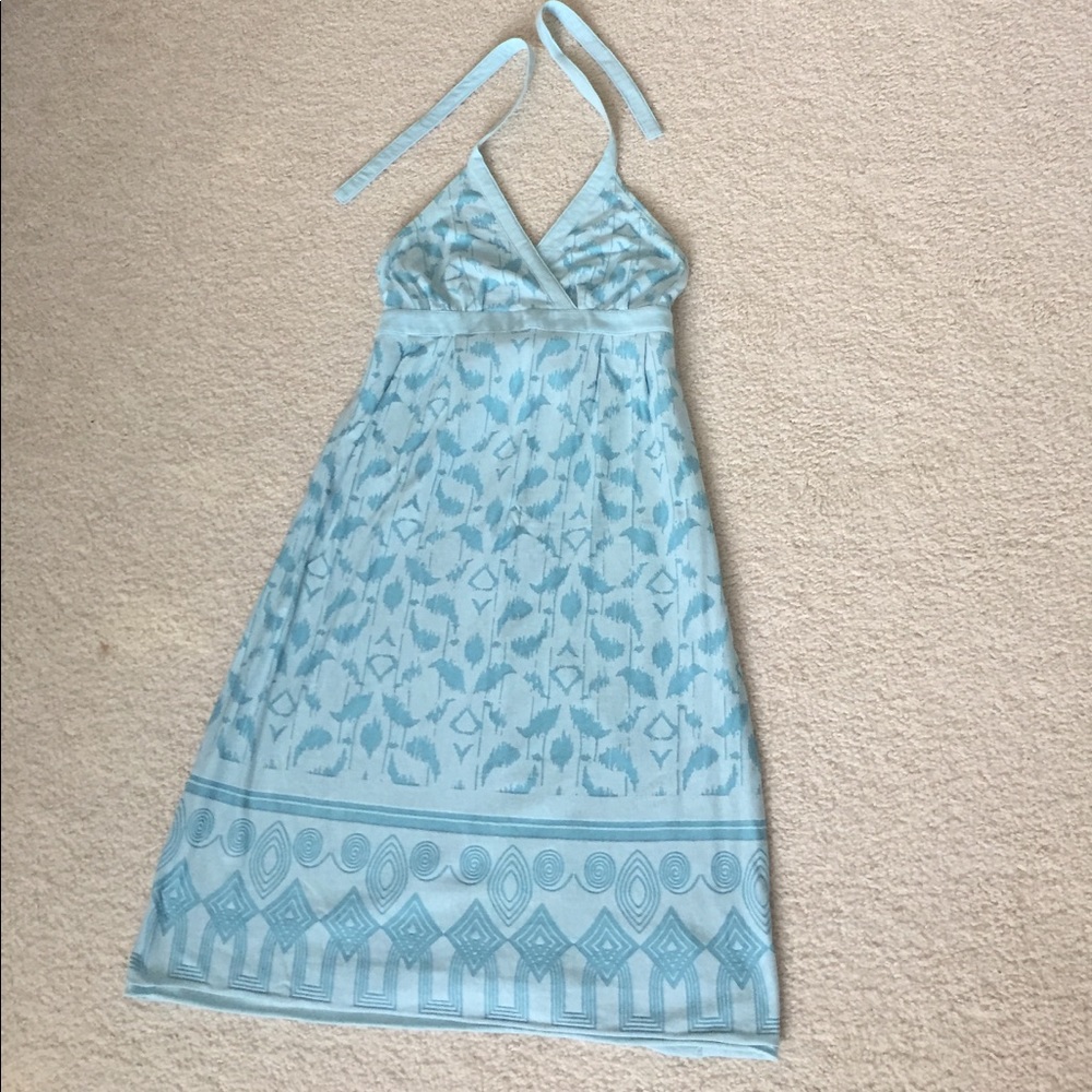 Athleta cotton halter dress