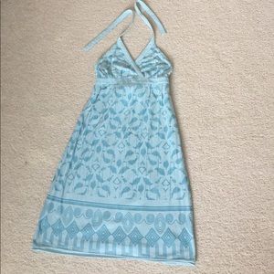 Athleta cotton halter dress