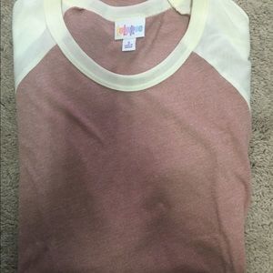 Lularoe Pink and off white Randy