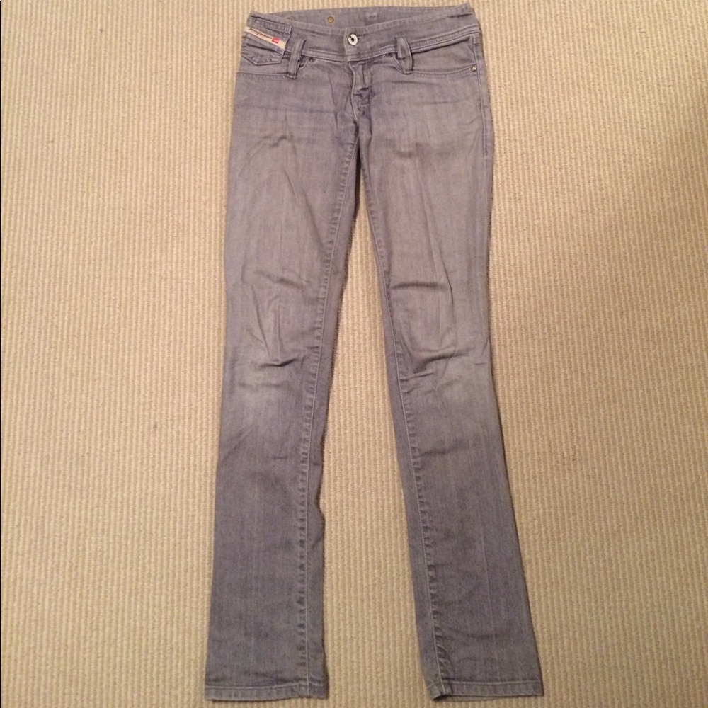Diesel Matic 24x32 lightweight skinny jeans gray