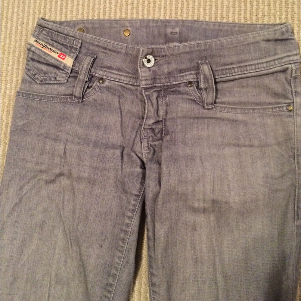 Diesel Matic 24x32 lightweight skinny jeans gray - Picture 2 of 4