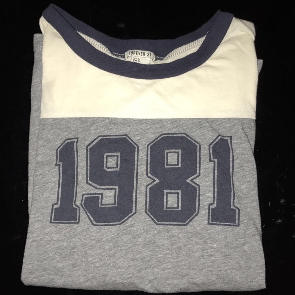 "1981" Forever 21 ringer tee