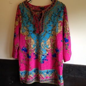 NLW fun print tunic. Tags still on. Never worn!
