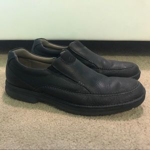 Clarks soft leather loafers