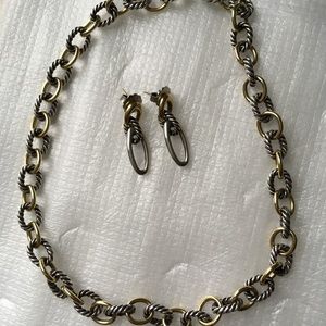 Necklace and Earrings David Yurman