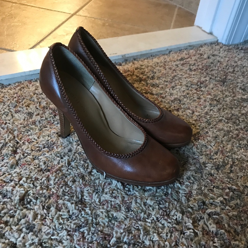 Brown heels