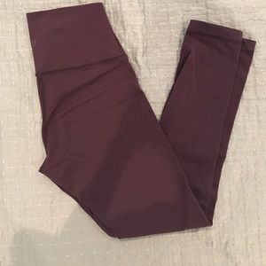 Lululemon wunder under crop leggings